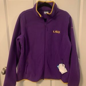 LSU Columbia Zip-Up  jacket